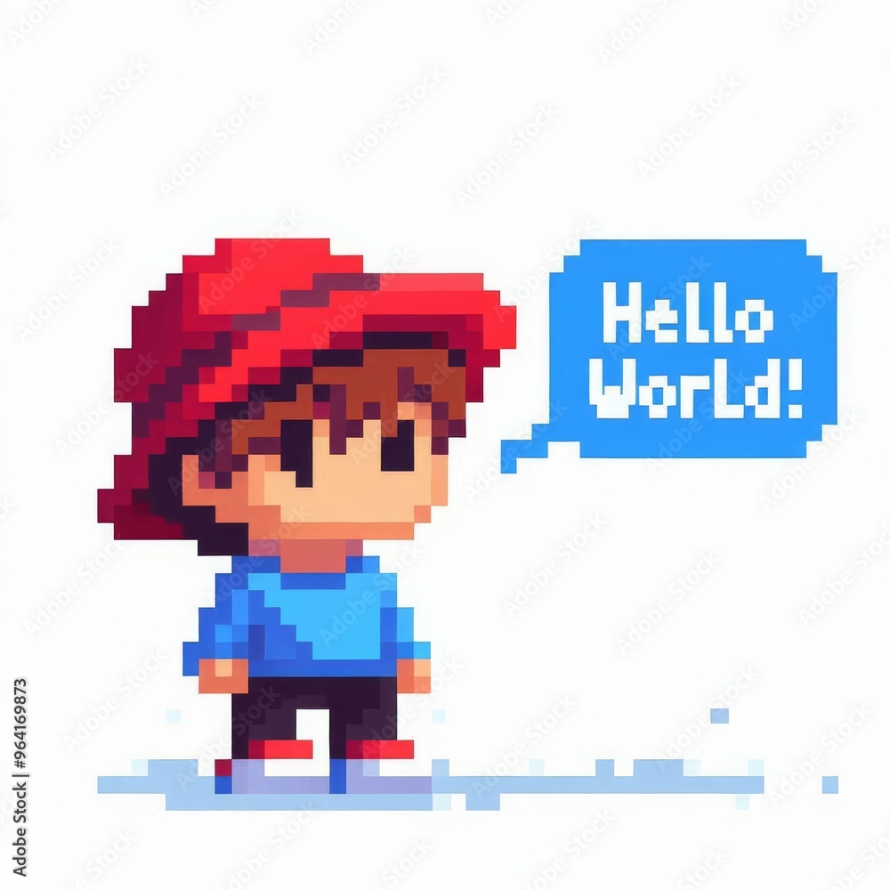 Pixel character
Pixel character