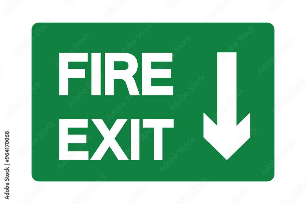 Emergency Exit Symbol Isolate On White Background,Vector Illustration EPS.10 Emergency Exit Symbol Isolate On White Background,Vector Illustration EPS.10