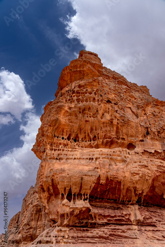 The Tadrart Rouge means Red Mountain. It is a mountain range in southeastern Algeria. The area has a rich array of rock art. photo