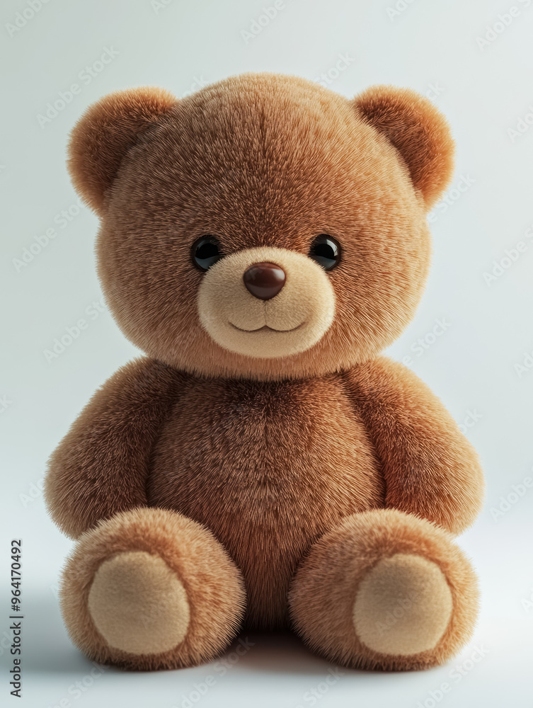 cute plush teddy bear with a smiling face cute plush teddy bear with a smiling face