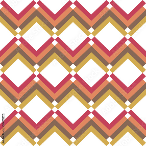 Autumn geometric patterns. 70s Retro Seamless Pattern . 60s and 70s Retro style and Aesthetic. Colorful retro design.