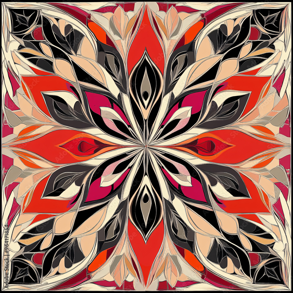 National characteristics traditional pattern background
National characteristics traditional pattern background