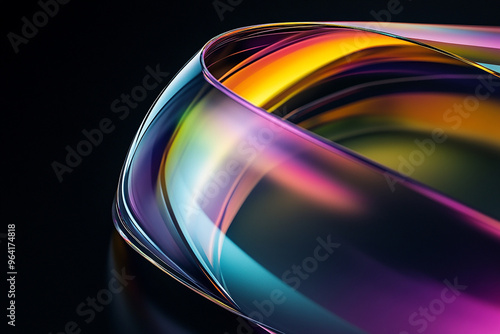 Abstract glass style background