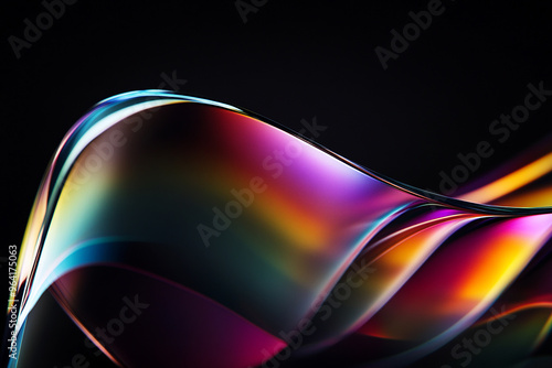 Abstract glass style background