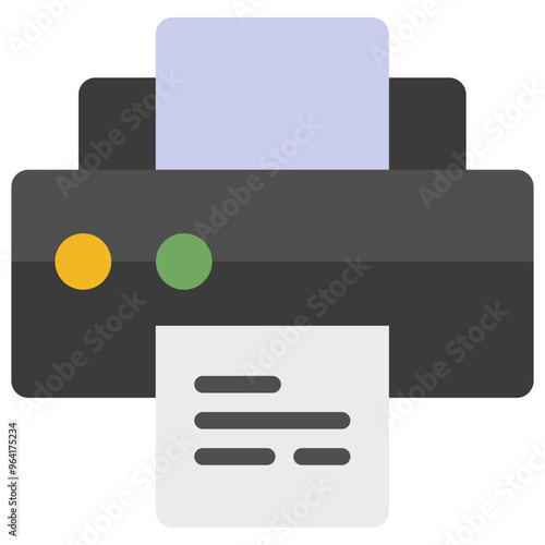 printer flat icon