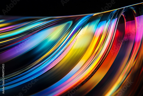 Abstract glass style background