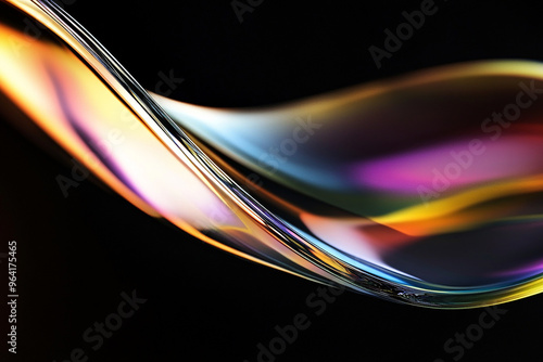 Abstract glass style background