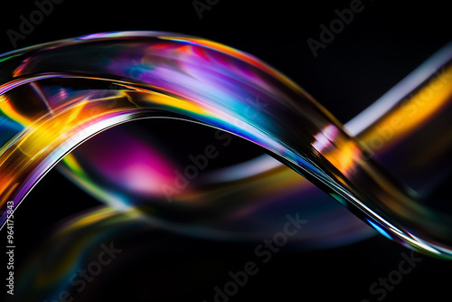 Abstract glass style background