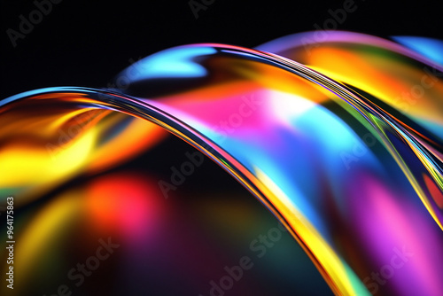 Abstract glass style background