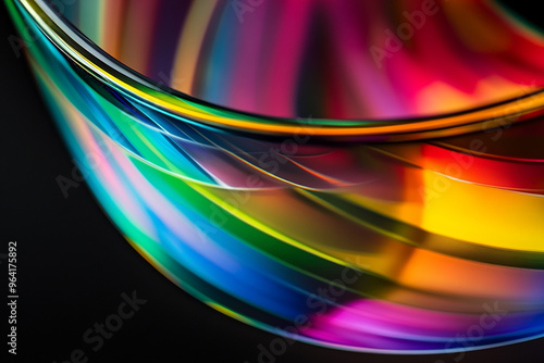 Abstract glass style background