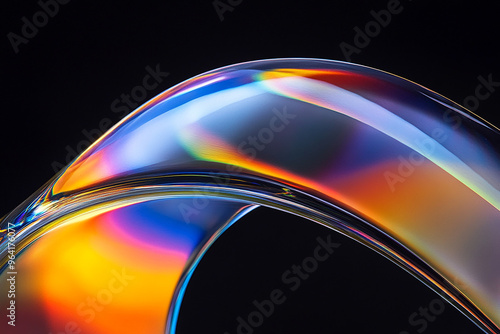 Abstract glass style background