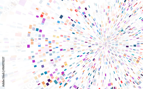Dna test infographic. Genome sequence map.