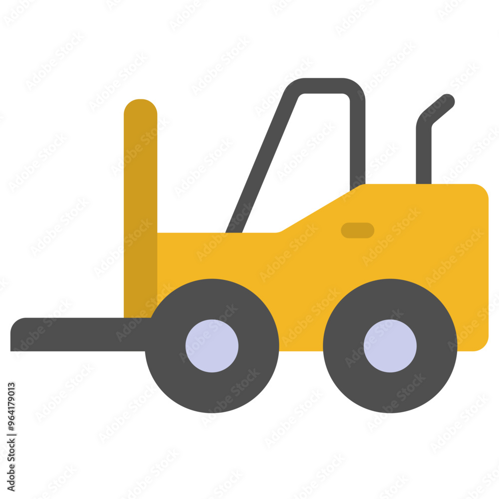 forklift flat icon forklift flat icon