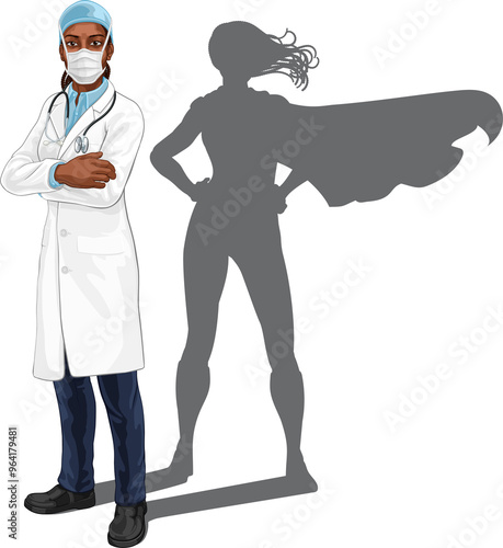 Super Hero Black Woman Fema...
