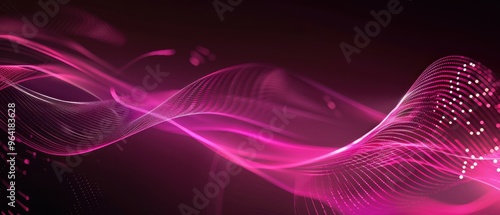 Future Background with pink lines and a pink and black color