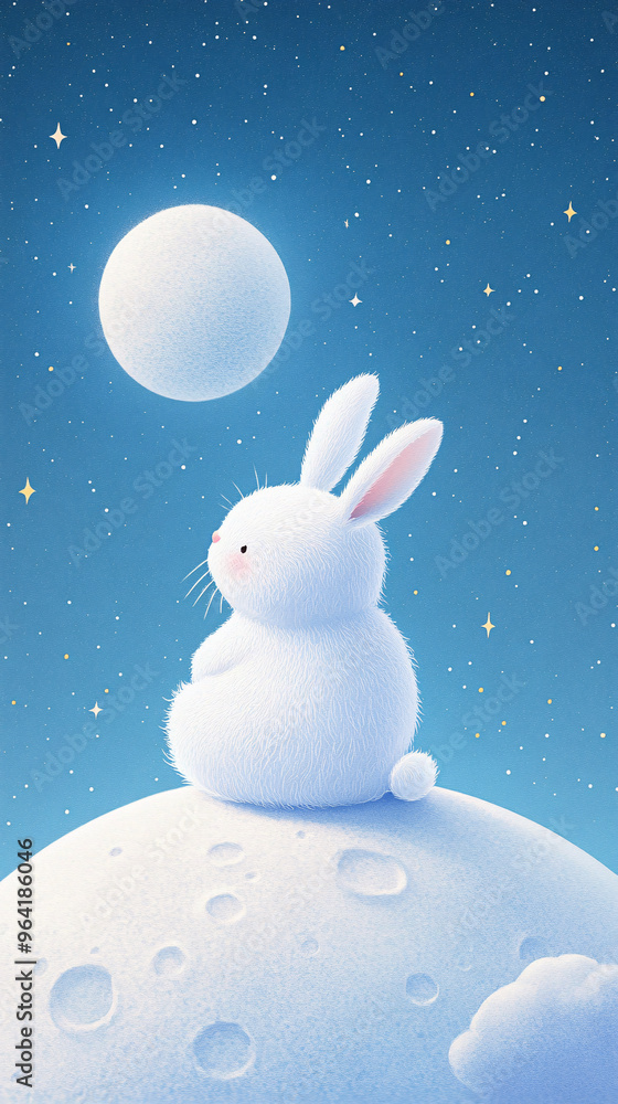 The rabbits are enjoying the moon at Mid-Autumn Festival
The rabbits are enjoying the moon at Mid-Autumn Festival