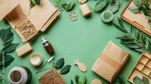 Wallpaper Mural Sustainable Biodegradable Packaging for Eco-Friendly Products and Zero Waste Lifestyle Torontodigital.ca