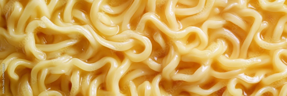 A Close Up Image Showcasing the Intricate Background Texture of Curly Instant Noodles A Close Up Image Showcasing the Intricate Background Texture of Curly Instant Noodles