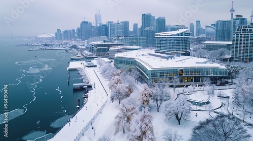 Birds eye view of Toronto Convention Cente photo