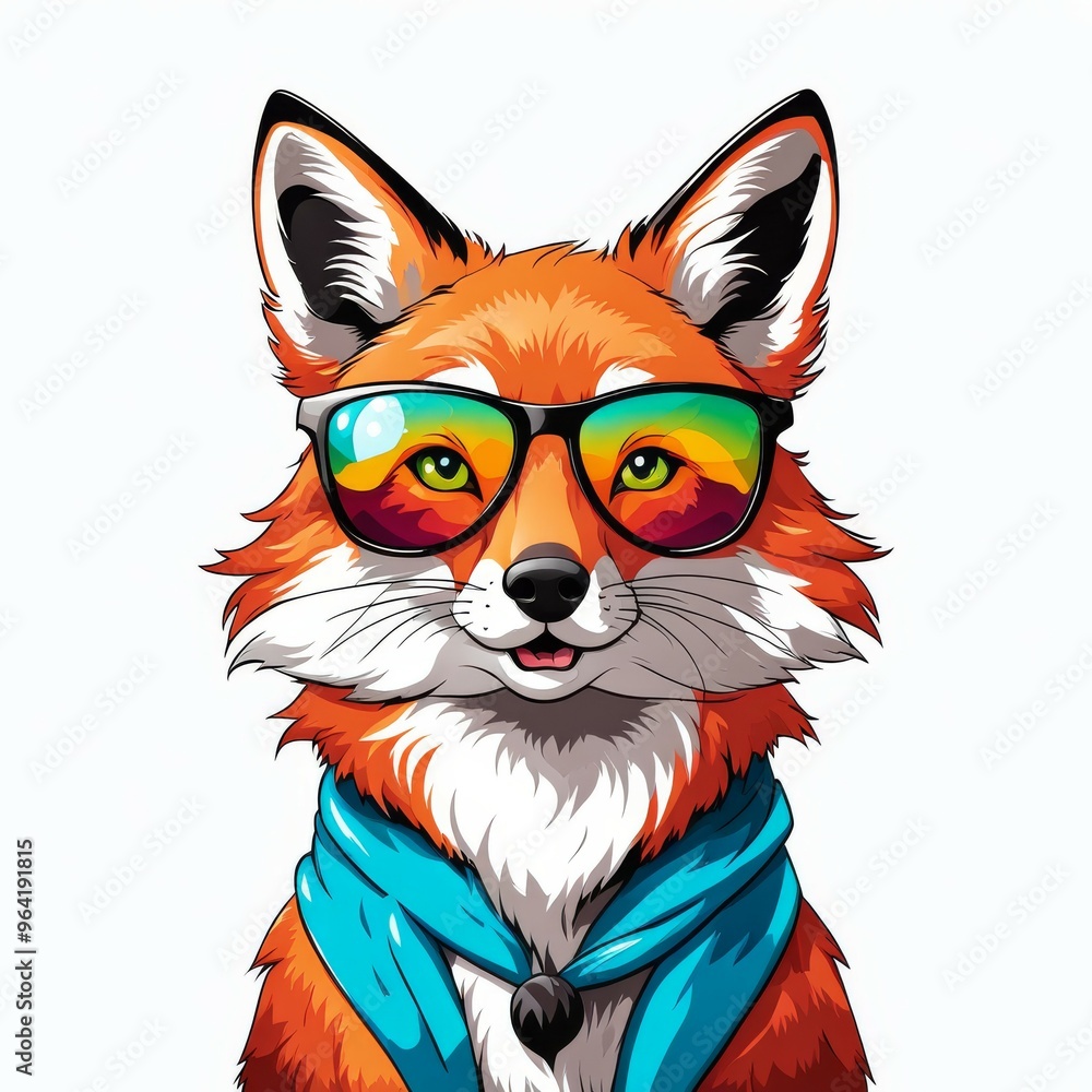 illustration of a fox with sunglasses
illustration of a fox with sunglasses