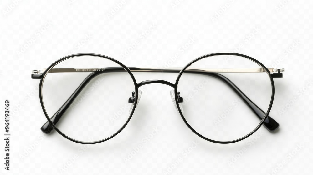 Glasses view from above on transparency background PNG Glasses view from above on transparency background PNG