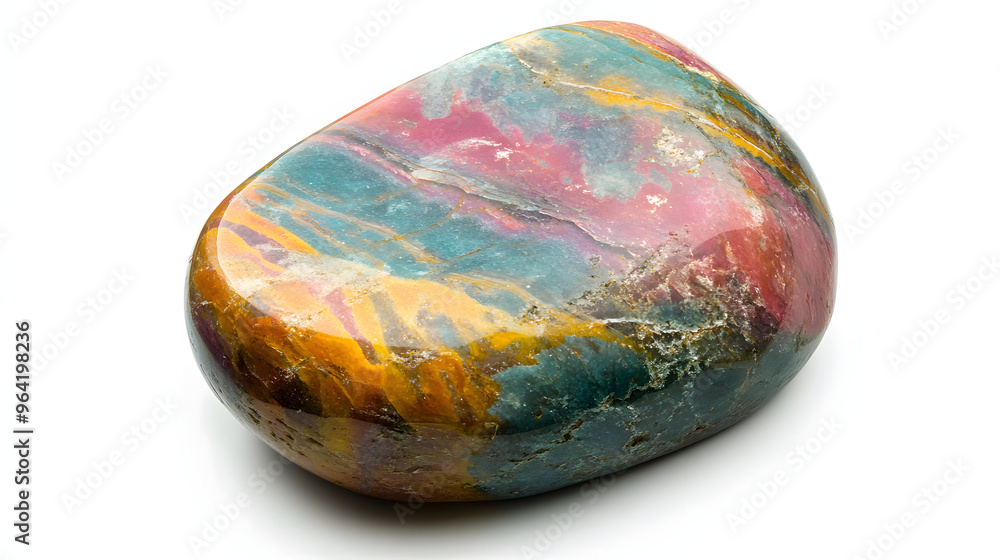 close up of a group of chakra balancing stones isolated on a white background, healing gemstone concept close up of a group of chakra balancing stones isolated on a white background, healing gemstone concept