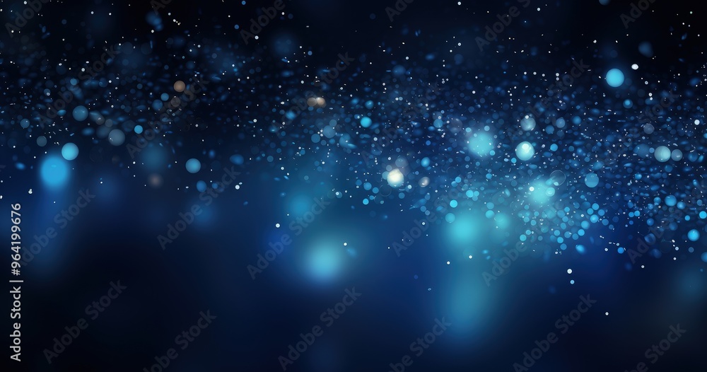 A mesmerizing abstract background featuring blue and white bokeh lights, perfect for digital design and artistic projects. A mesmerizing abstract background featuring blue and white bokeh lights, perfect for digital design and artistic projects.
