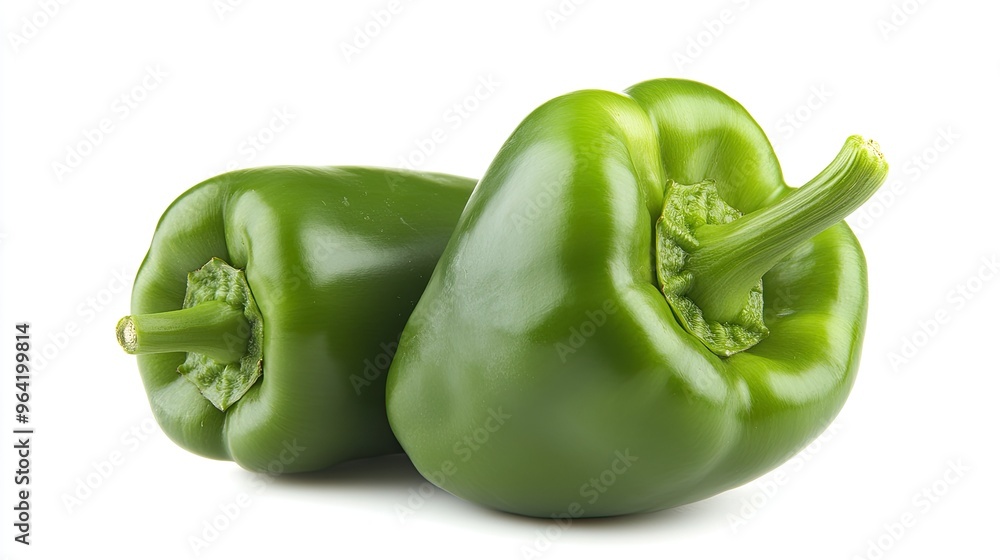 Bell pepper isolated on white background Bell pepper isolated on white background