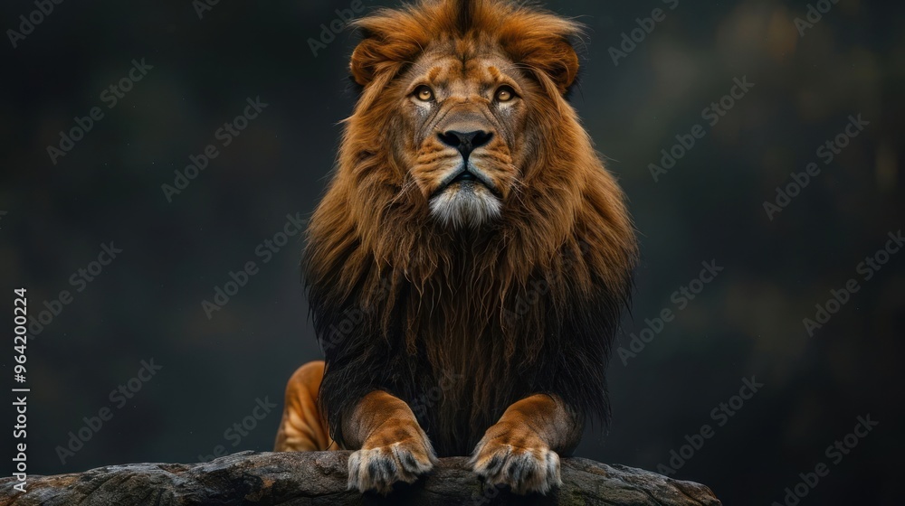 King of the jungle, majestic and powerful. King of the jungle, majestic and powerful.