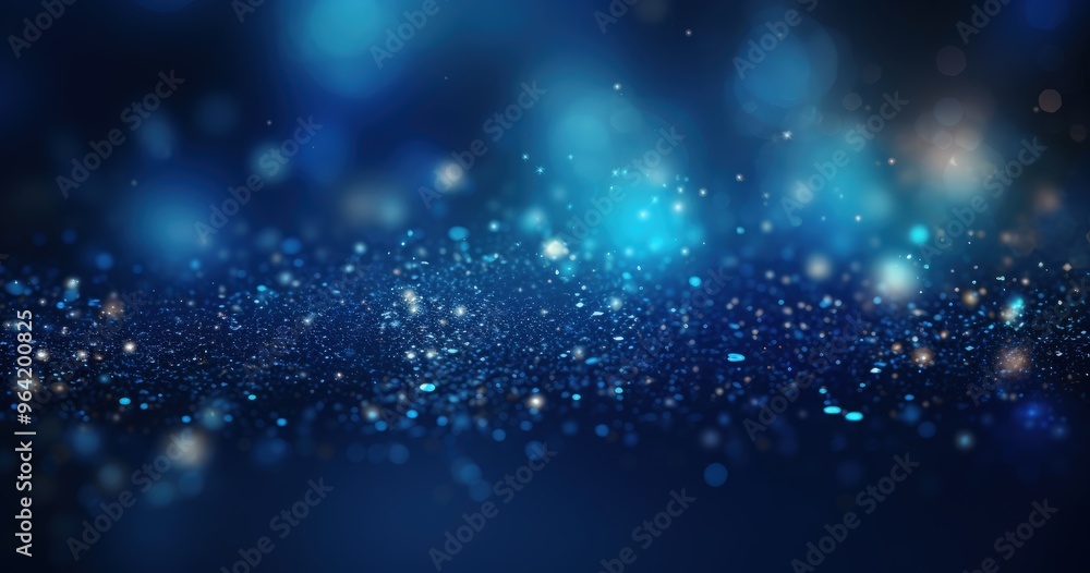 A mesmerizing abstract background featuring shimmering blue and silver particles, evoking a sense of depth and tranquility. A mesmerizing abstract background featuring shimmering blue and silver particles, evoking a sense of depth and tranquility.