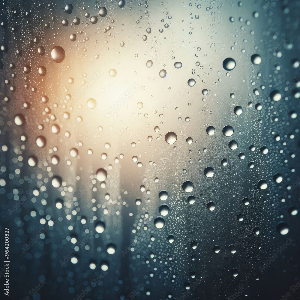 frosted glass, clear water droplets on it, frosted glass, clear water droplets on it,