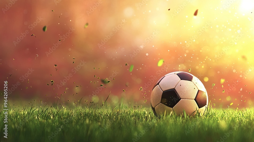 Fototapeta premium Football background
