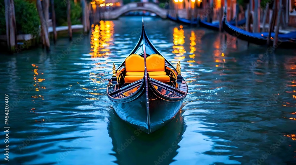 Glide through the canals of Venice, Italy, on a gondola ride, admiring the romantic architecture and peaceful waterways of the city. Glide through the canals of Venice, Italy, on a gondola ride, admiring the romantic architecture and peaceful waterways of the city.