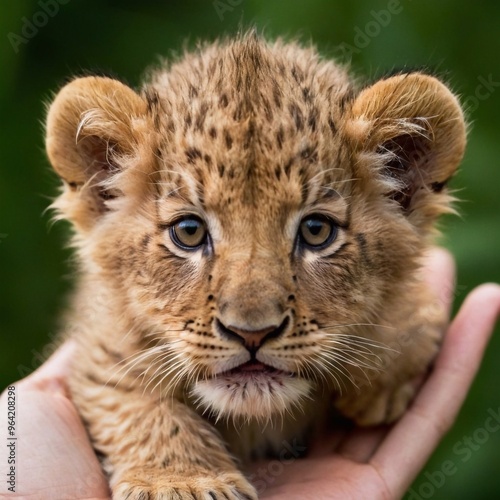 portrait of a lion