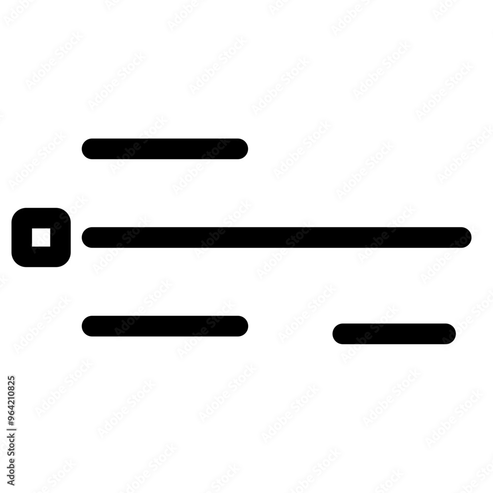 Flat and minimal list icon symbol - Basic user interface list symbol Flat and minimal list icon symbol - Basic user interface list symbol