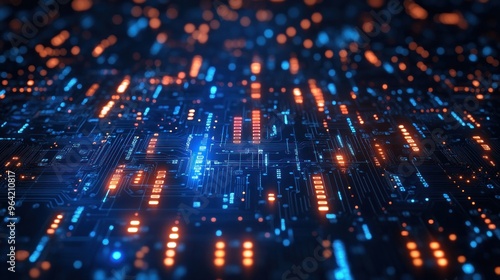 Wallpaper Mural Abstract Digital Circuitry Torontodigital.ca