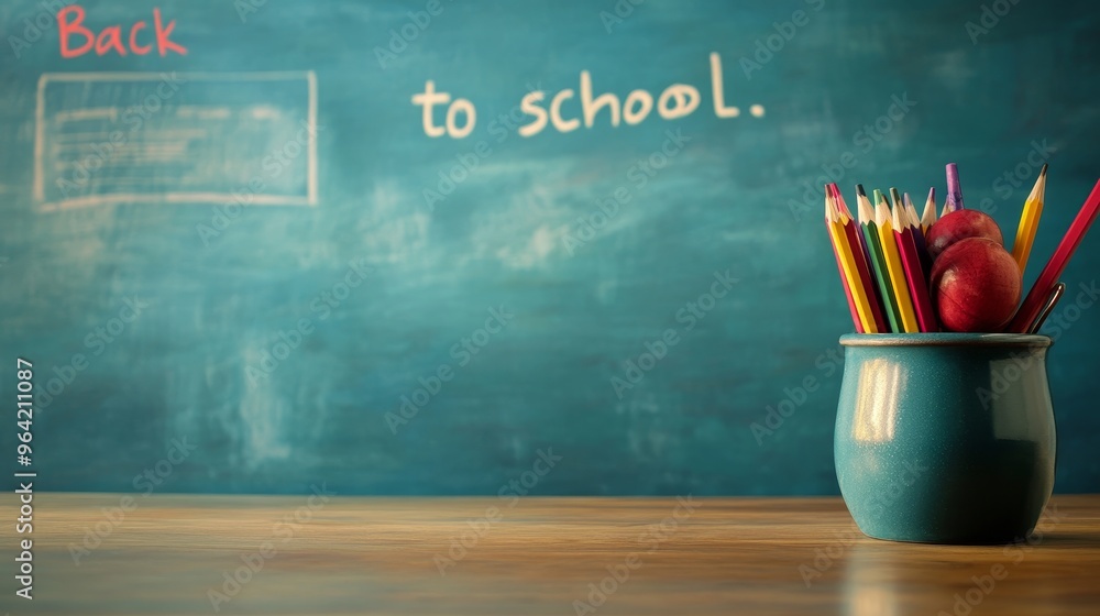 Back to school concept with copyspace. Education background with text, Back to school concept with copyspace. Education background with text,