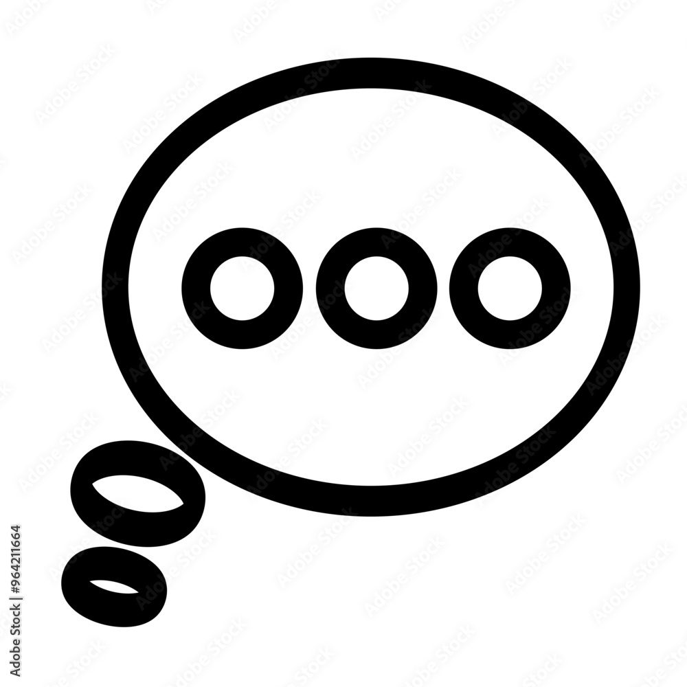 Conversation speech bubble icon symbol Conversation speech bubble icon symbol