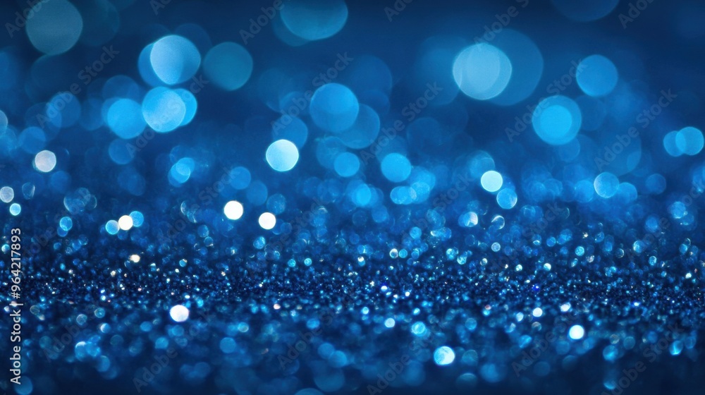 Abstract Blue bokeh defocus glitter blur background Abstract Blue bokeh defocus glitter blur background