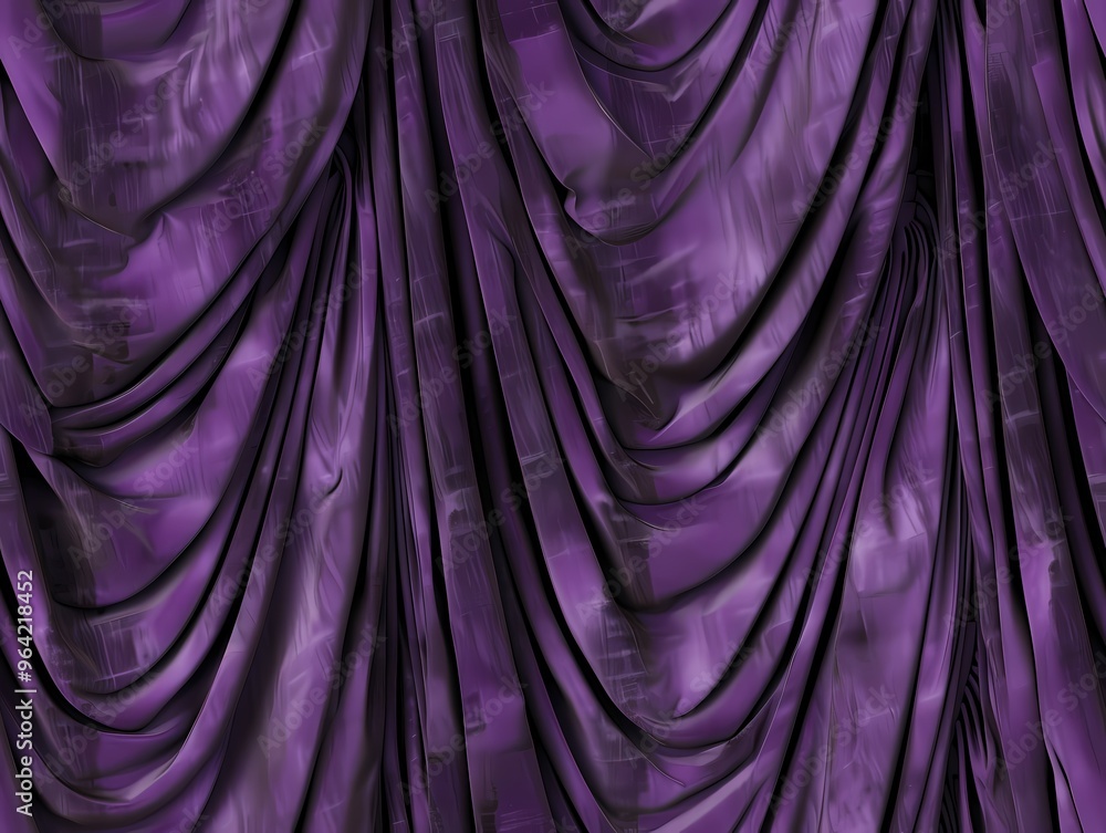 Purple Draped Fabric Background Purple Draped Fabric Background