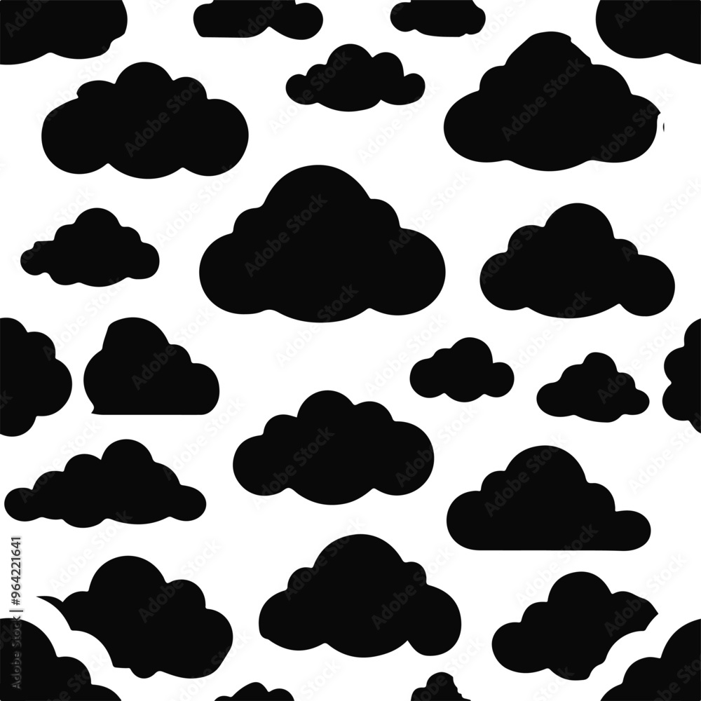 set of clouds set of clouds