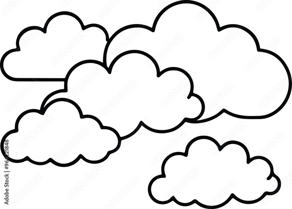 vector cloud icon vector cloud icon