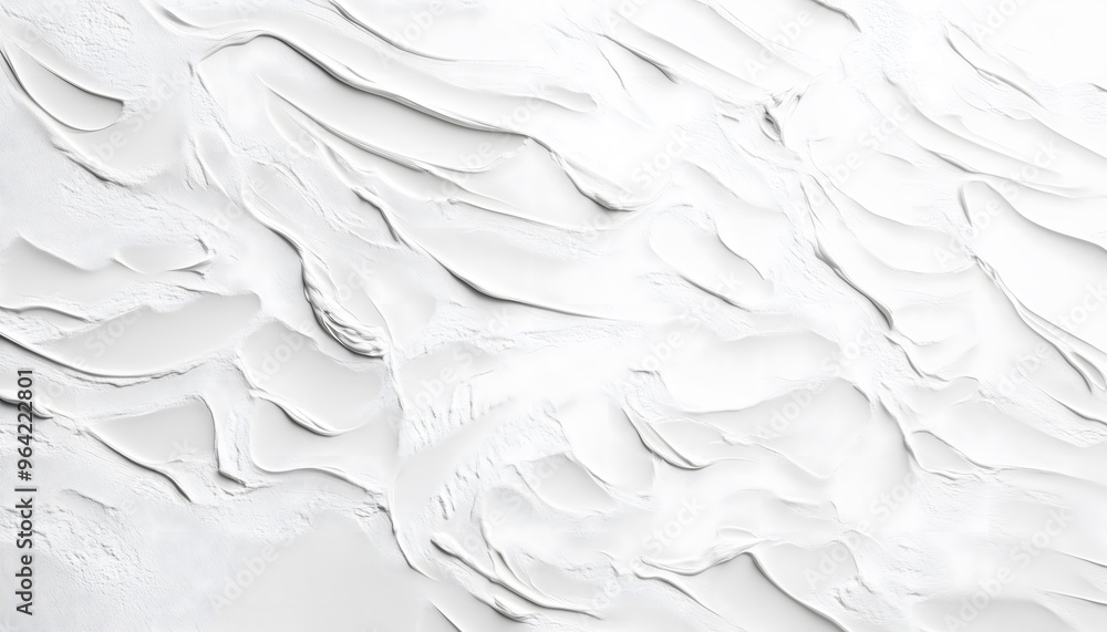 Obraz premium Close-up of a white wall with a rough and textured surface