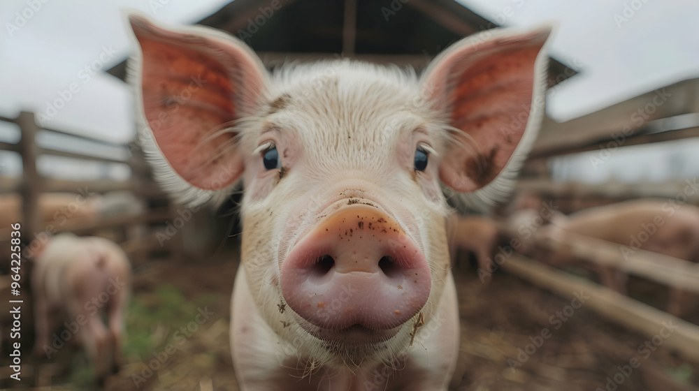 Muddy Piglet Cute Dirty And Happy Baby Pig Muddy Piglet Cute Dirty And Happy Baby Pig