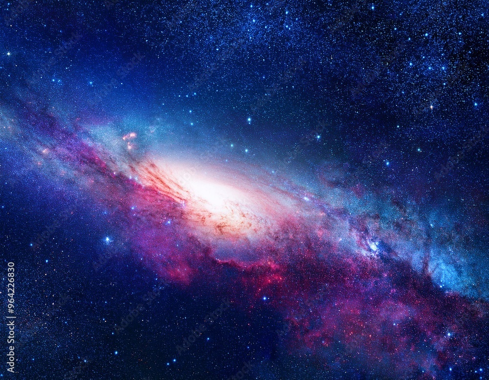 Fototapeta premium Galaxy in Deep Space Background