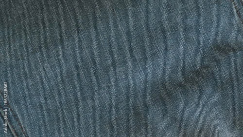 Blue color Jeans fabric material closeup background