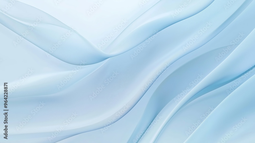 Fototapeta premium A soft blue background with subtle waves.