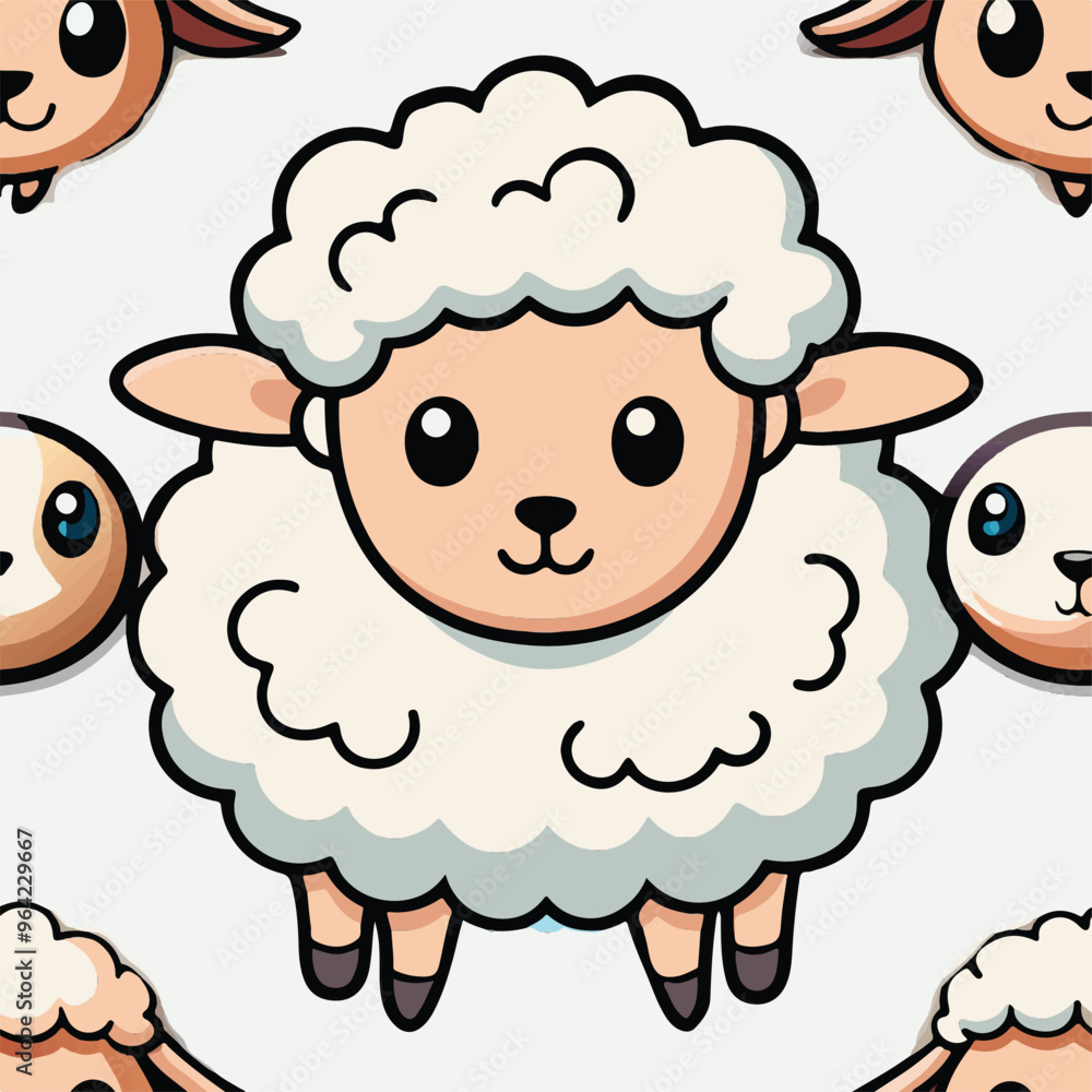 set of sheep set of sheep