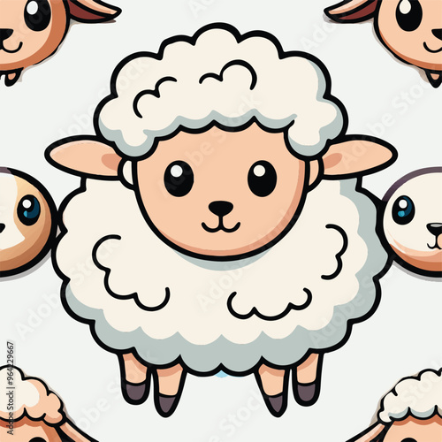 set of sheep