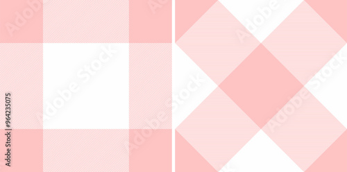 Vector pattern fabric of check background plaid with a tartan textile texture seamless. Set in summer colors. Modern duvet covers for the bedroom.